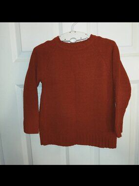 Vintage Preppy Going Out Soft Warm Copper Retro Lounge Woody's Pullover Sz 4T